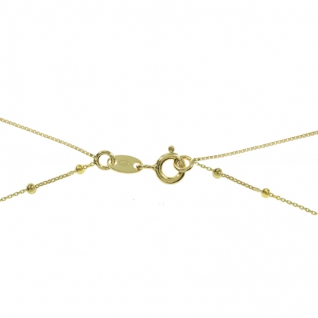 Collar doble dorado Plata de Ley