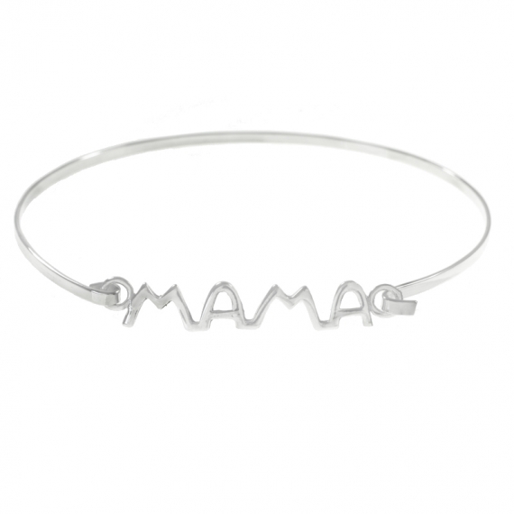 Pulsera mamá Plata de Ley