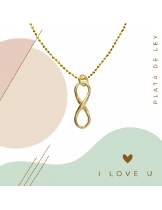 Colgante con mensaje infinito