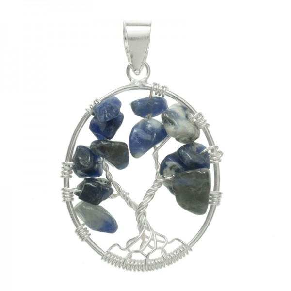 Collar árbol de la vida Plata de Ley