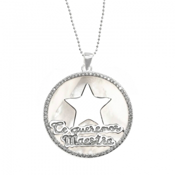 Collar Te Queremos Maestra