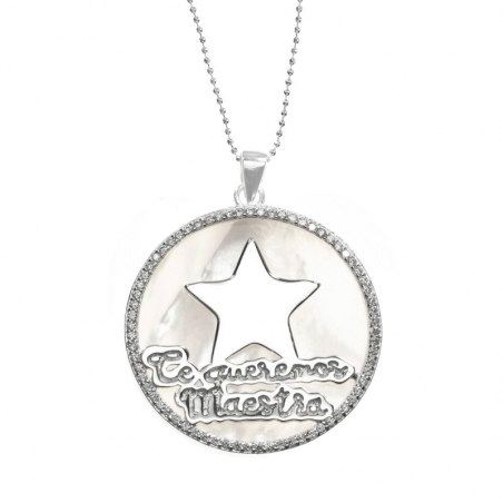 Collar Te Queremos Maestra