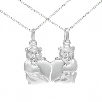 Colgante para dos Osos amorosos