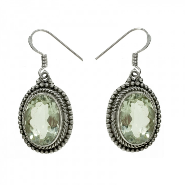 Pendientes piedra olivina