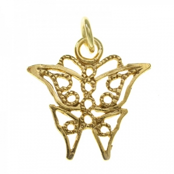 Colgante mariposa dorado 2