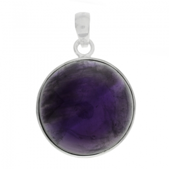 Colgante amatista circular