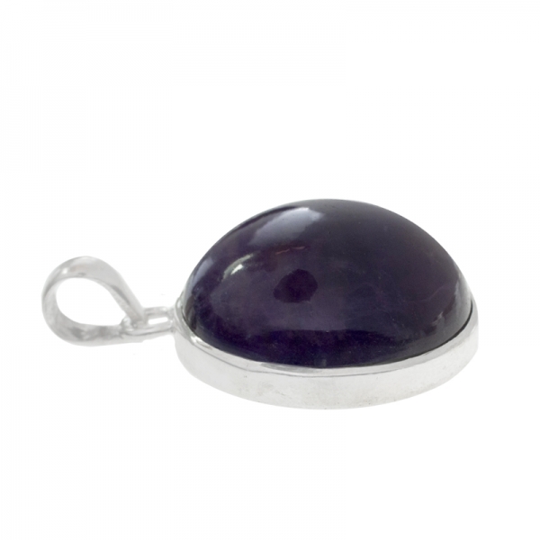 Colgante amatista circular