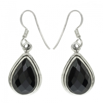 Pendientes lágrima ónix