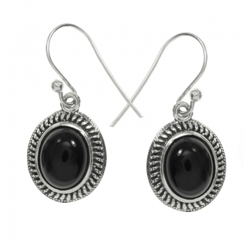 Pendientes étnicos con piedra