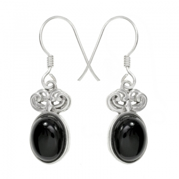 Pendientes étnicos ónix