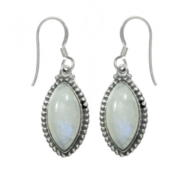 Pendientes ojal piedra de luna