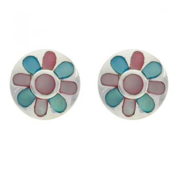 Pendientes Flor Plata de Ley