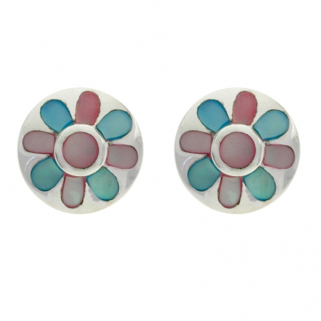 Pendientes Flor Plata de Ley