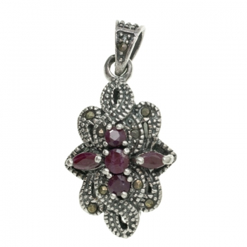 Colgante vintage piedras