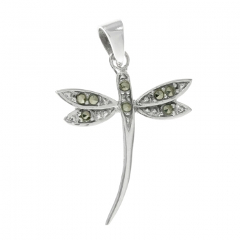 Colgante libélula Plata de Ley