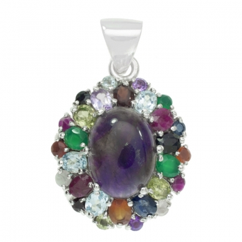 Colgante Gran Amatista oval