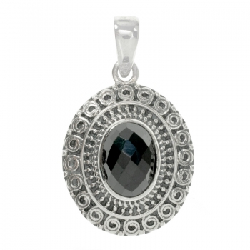 Colgante ónix oval