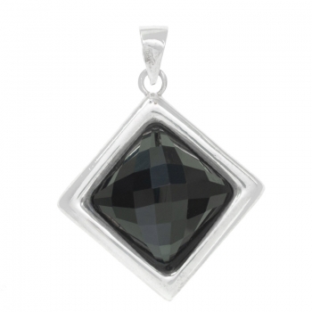 Colgante ónix cuadrado