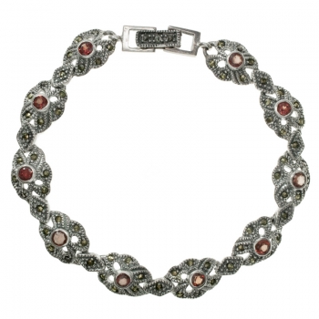 Pulsera vintage con granates