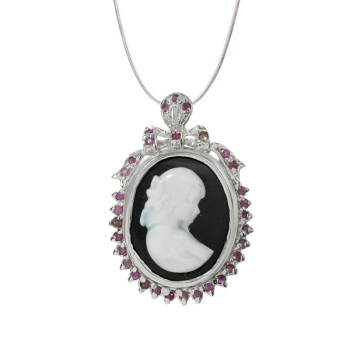 Collar camafeo Plata de Ley