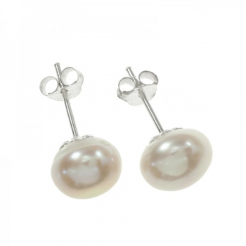 Pendientes perla cultivada Plata de Ley 2