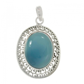 Colgante étnico con piedra natural 2