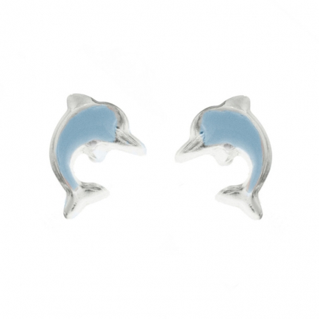 Pendientes delfín bebé