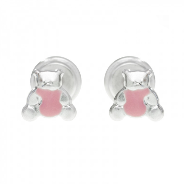 Pendientes osito bebé
