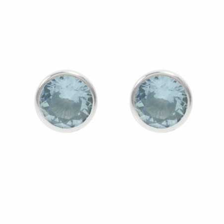 Pendientes circonita bebé