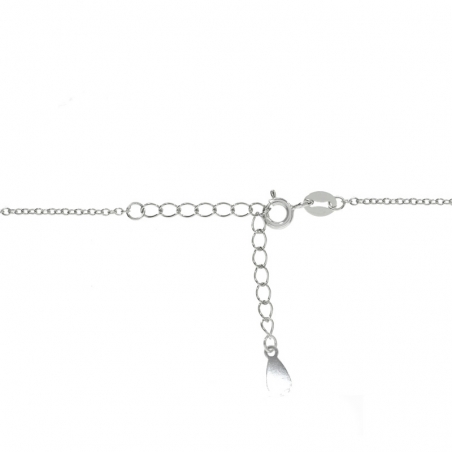 Collar 9 circonitas Plata de Ley