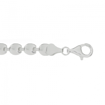 Pulsera eslabón círculo plano 2