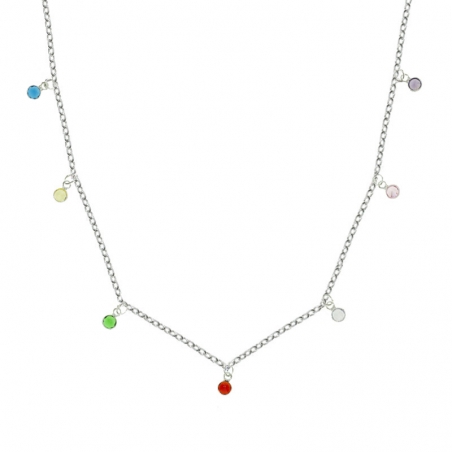 Collar cristales de colores