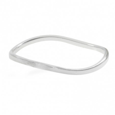 Anillo ondulado Plata de Ley