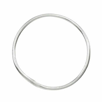 Anillo ondulado Plata de Ley 2