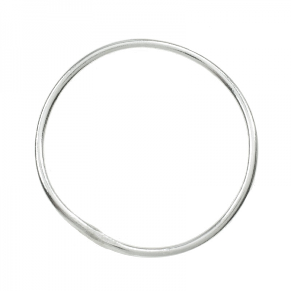 Anillo ondulado Plata de Ley