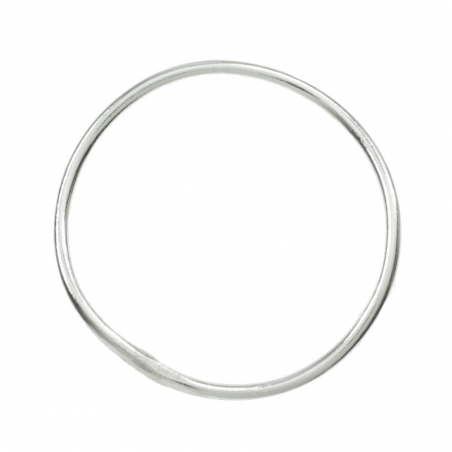 Anillo ondulado Plata de Ley