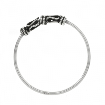 Anillo balinés resorte Plata de Ley