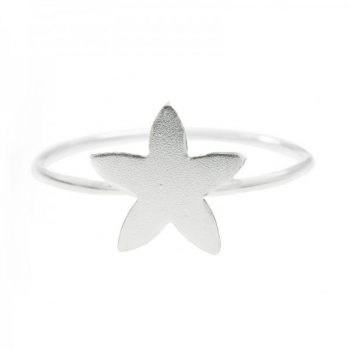 Anillo flor Plata de Ley