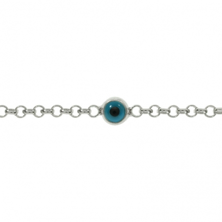 Pulsera roló ojos turcos