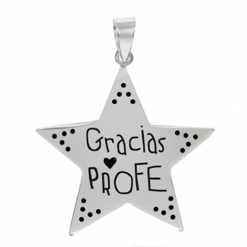 Collar estrella Gracias PROFE 2