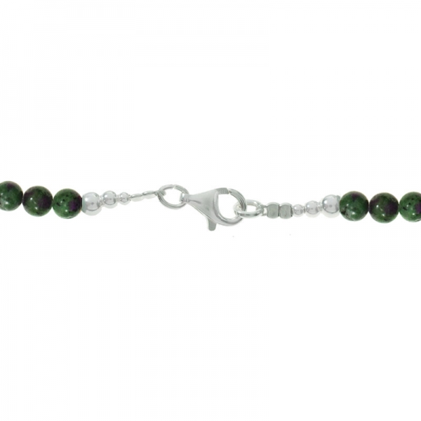 Collar Rubí Zoisita con estrella