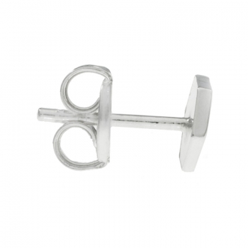 Pendientes hexágono rosa 2