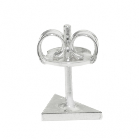 Pendientes triángulo azul