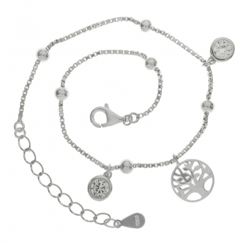 Pulsera con árbol y puntos de luz