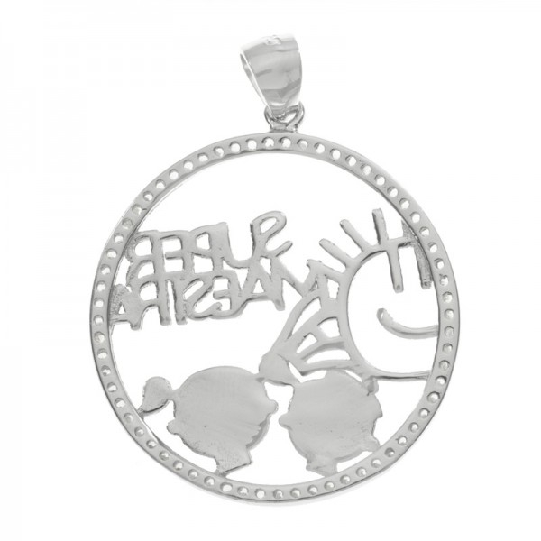 Colgante Super Maestra Plata de Ley