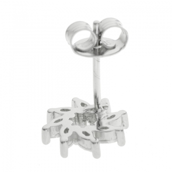 Pendientes flor con circonitas 2