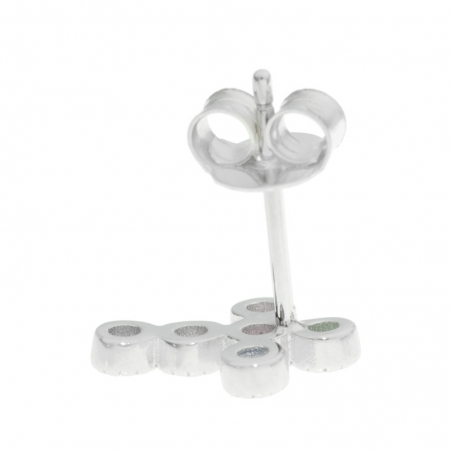 Pendientes cruz color