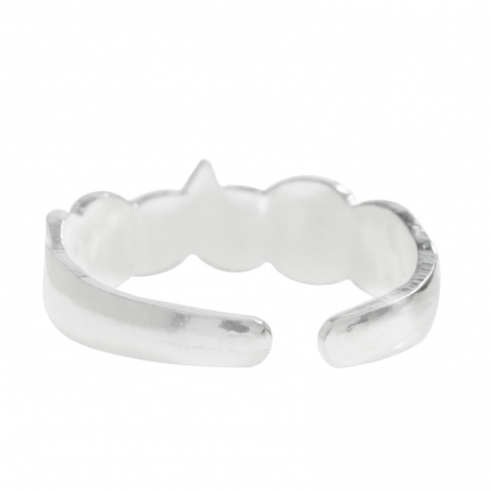 Anillo midi o pie con estrella y esmalte