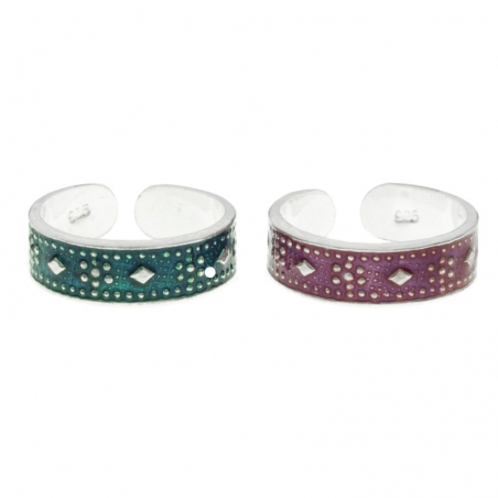 Anillo midi o pie esmalte