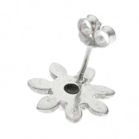 Pendientes flor ónix